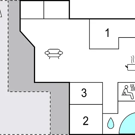 Amazing In Rudkobing With Sauna Prázdninový dům Spodsbjerg