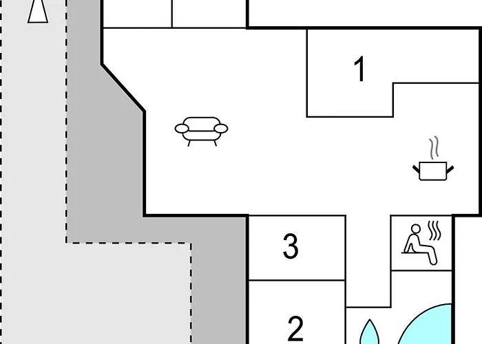 度假居 Amazing In Rudkobing With Sauna *